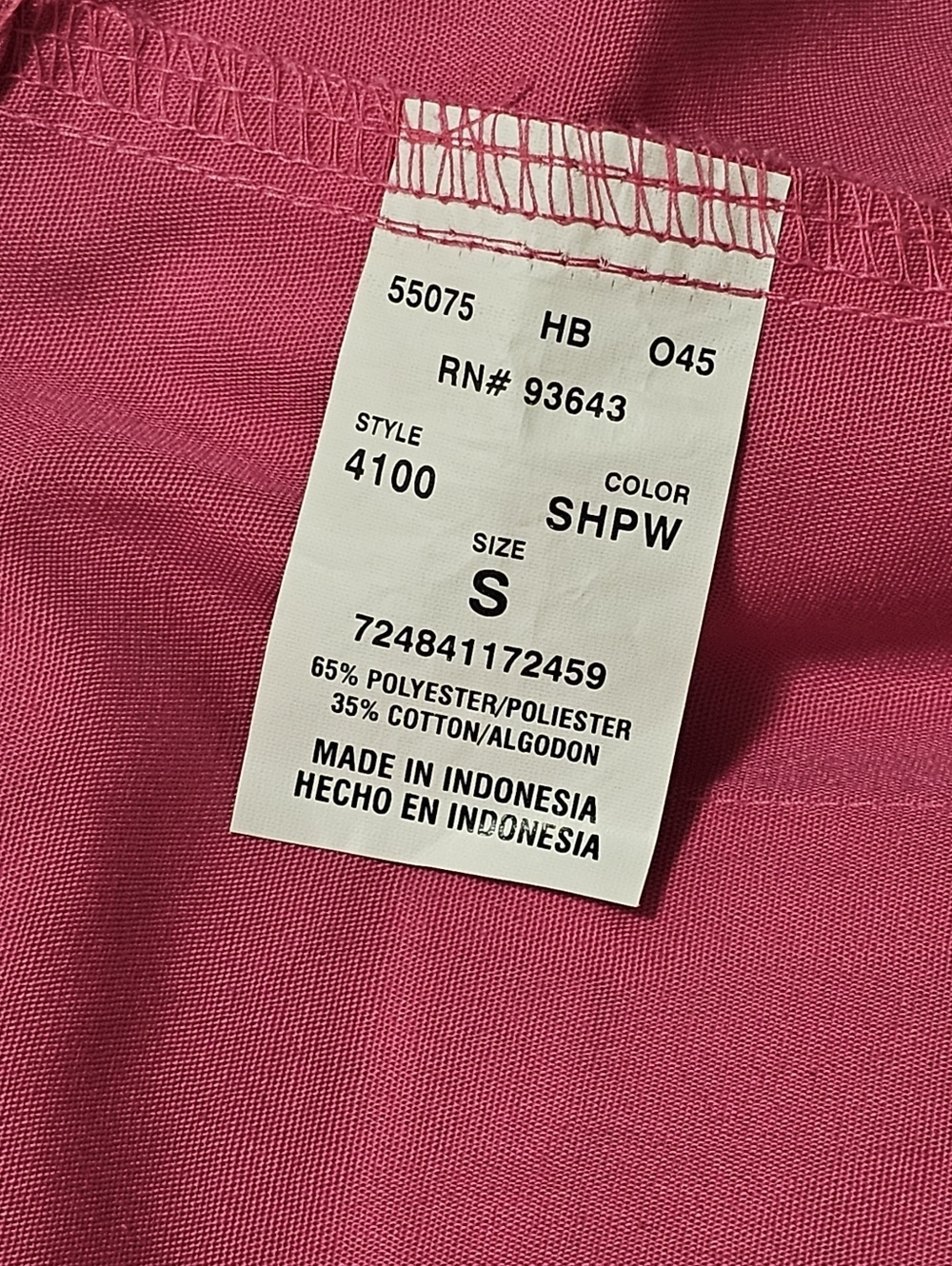 Vibrant Pink Cherokee Scrub Pants - Picture 9 of 15